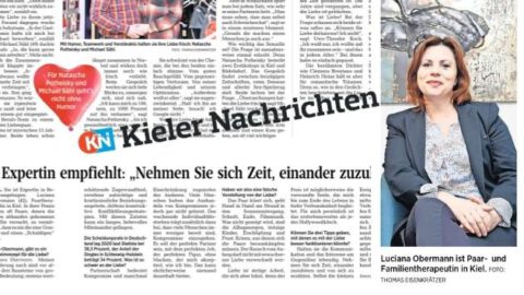 Kieler Nachrichten: Interview zum Valentinstag: Beziehungstipps aus Kiel