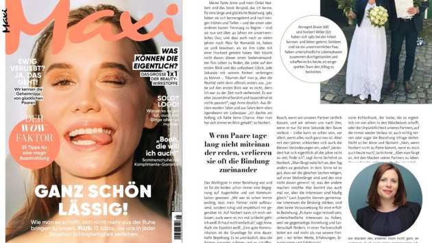Maxi: Ewig verliebt: Luciana Obermann im Magazin Maxi